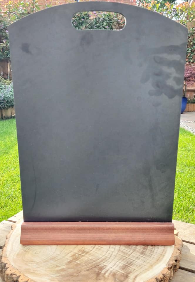 This image has an empty alt attribute; its file name is blank-chalkboard-sign.jpg